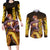 Young - Fist Of The North Star Couples Matching Long Sleeve Bodycon Dress and Long Sleeve Button Shirt Anime Style