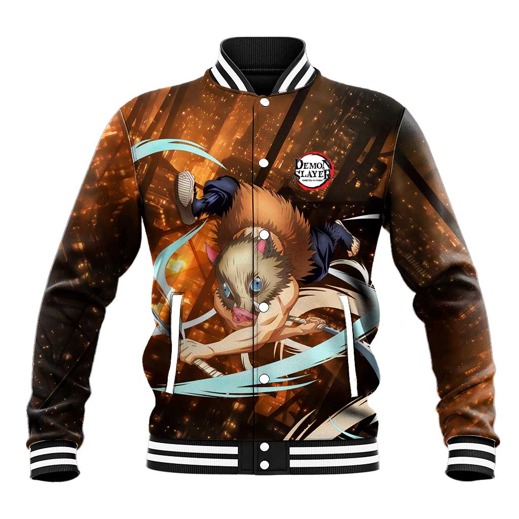 Inosuke - Infinity Castle - Demon Slayer Baseball Jacket Anime Style