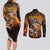 Inosuke - Infinity Castle - Demon Slayer Couples Matching Long Sleeve Bodycon Dress and Long Sleeve Button Shirt Anime Style