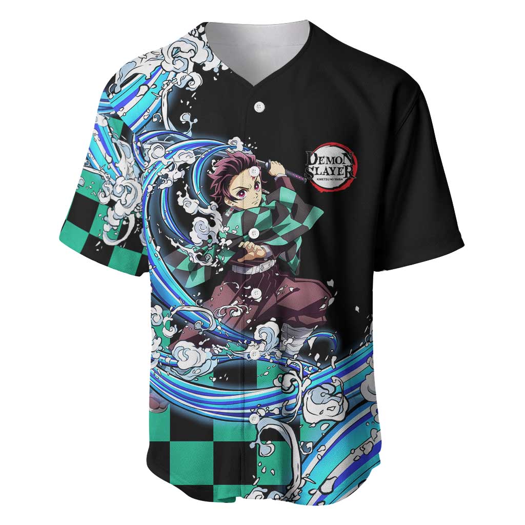 Tanjiro Kamado - Demon Slayer Baseball Jersey Anime Style