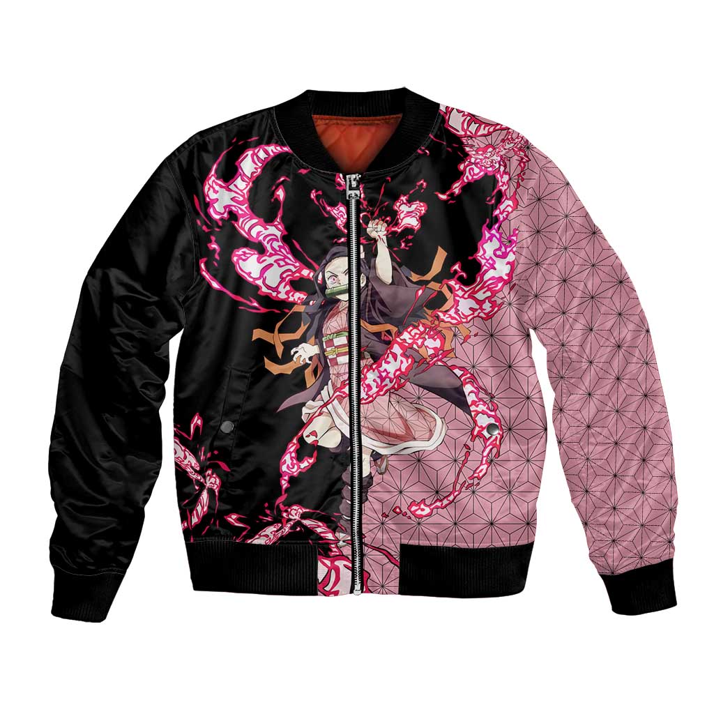 Nezuko Kamado - Demon Slayer Bomber Jacket Anime Style