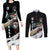 Mikasa Ackerman - Attack On Titan Couples Matching Long Sleeve Bodycon Dress and Long Sleeve Button Shirt Anime Style