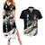 Mikasa Ackerman - Attack On Titan Couples Matching Summer Maxi Dress and Hawaiian Shirt Anime Style