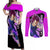 Vegeta Ultra Ego - Dragon Ball Couples Matching Off Shoulder Maxi Dress and Long Sleeve Button Shirt Anime Style