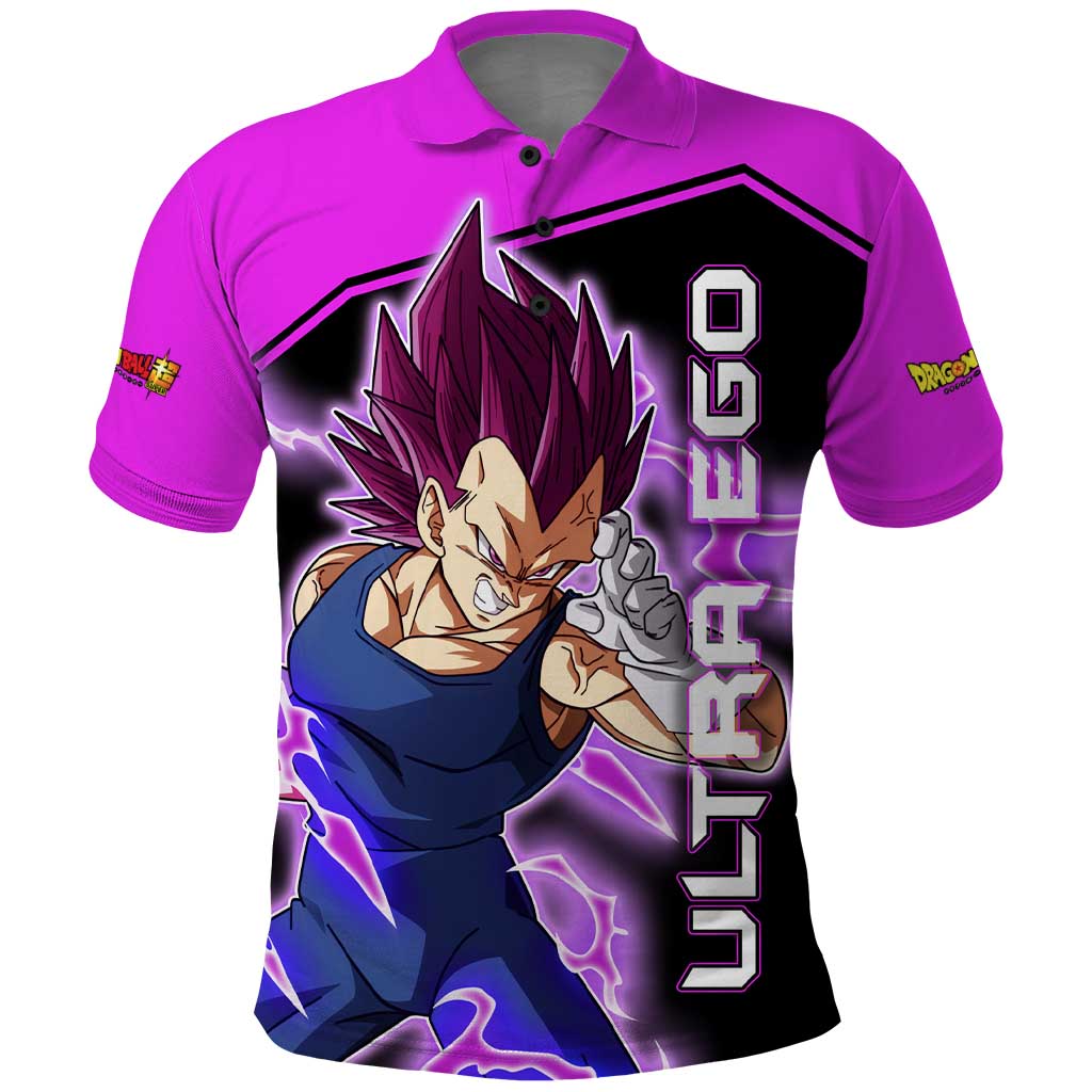 Vegeta Ultra Ego - Dragon Ball Polo Shirt Anime Style