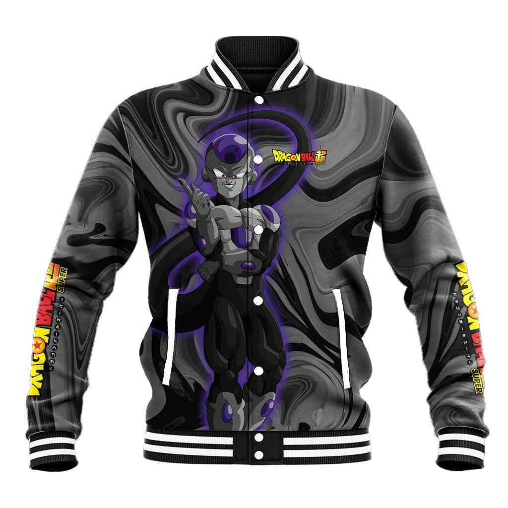 Black Frieza - Dragon Ball Baseball Jacket Anime Style