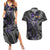 Black Frieza - Dragon Ball Couples Matching Summer Maxi Dress and Hawaiian Shirt Anime Style