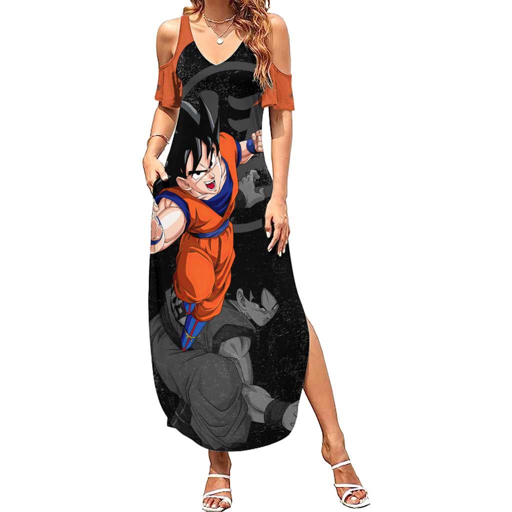 Goku - Dragon Ball Z Summer Maxi Dress Anime Style