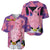 Skinny Majin Buu - Dragon Ball Baseball Jersey Anime Style