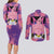 Skinny Majin Buu - Dragon Ball Couples Matching Long Sleeve Bodycon Dress and Long Sleeve Button Shirt Anime Style