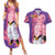 Skinny Majin Buu - Dragon Ball Couples Matching Summer Maxi Dress and Hawaiian Shirt Anime Style