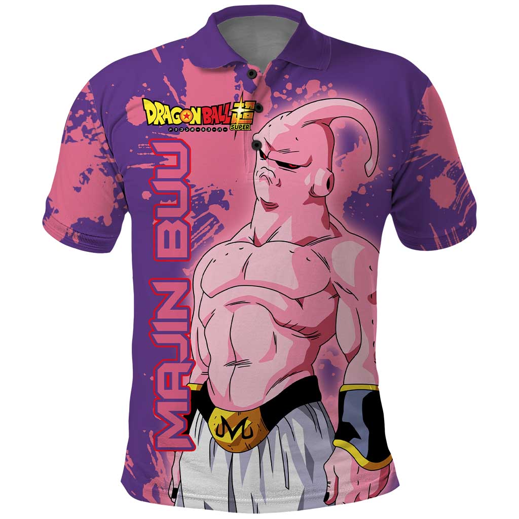 Skinny Majin Buu - Dragon Ball Polo Shirt Anime Style