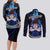 Vegito - Dragon Ball Couples Matching Long Sleeve Bodycon Dress and Long Sleeve Button Shirt Anime Style