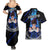 Vegito - Dragon Ball Couples Matching Summer Maxi Dress and Hawaiian Shirt Anime Style