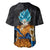 Goku Blue - Dragon Ball Baseball Jersey Anime Style