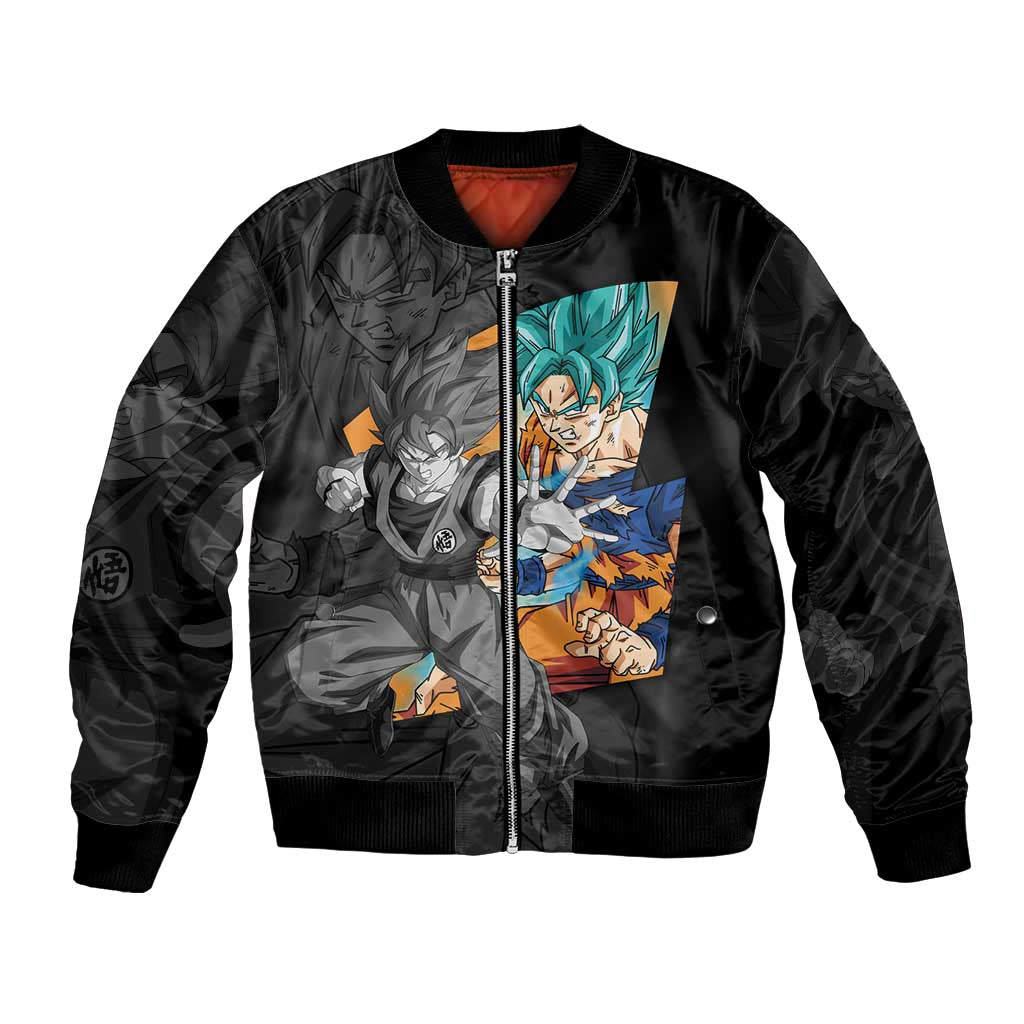 Goku Blue - Dragon Ball Bomber Jacket Anime Style