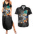 Goku Blue - Dragon Ball Couples Matching Summer Maxi Dress and Hawaiian Shirt Anime Style