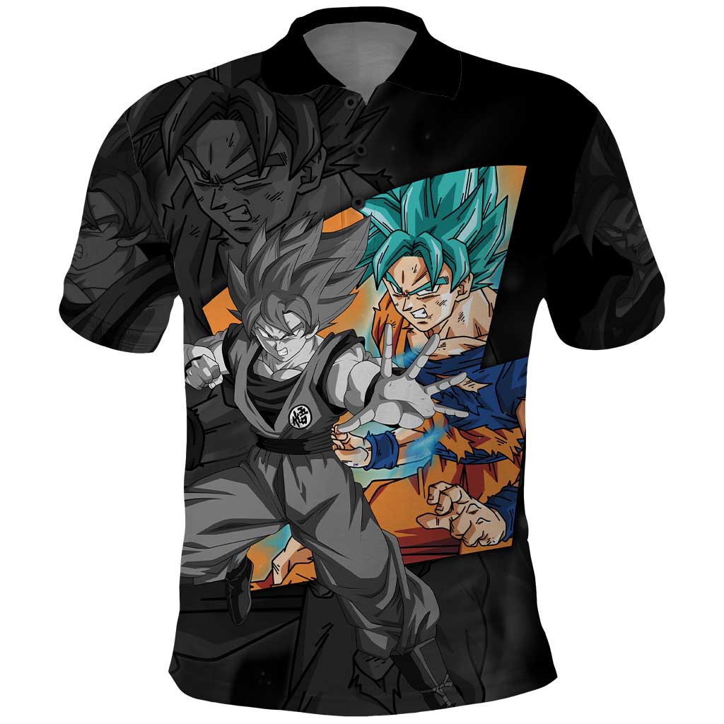 Goku Blue - Dragon Ball Polo Shirt Anime Style