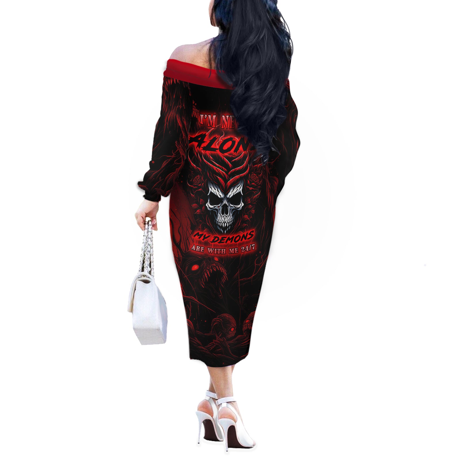 im-never-alone-my-demon-are-with-me-247-off-the-shoulder-long-sleeve-dress