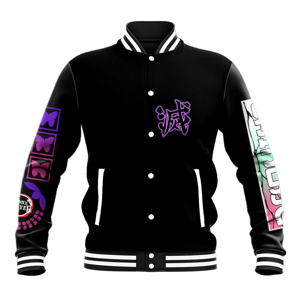 Shinobu Kocho V2 Demon Slayer Baseball Jacket Anime Style