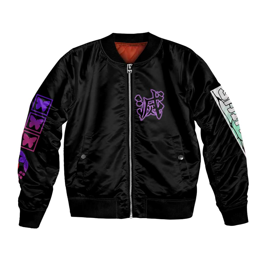 Shinobu Kocho V2 Demon Slayer Bomber Jacket Anime Style