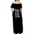 Satoru Gojo V2 Jujutsu Kaisen Off Shoulder Maxi Dress Anime Style