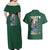 Nami One Piece Couples Matching Off Shoulder Maxi Dress and Hawaiian Shirt Anime Style TS04