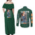 Nami One Piece Couples Matching Off Shoulder Maxi Dress and Long Sleeve Button Shirt Anime Style TS04