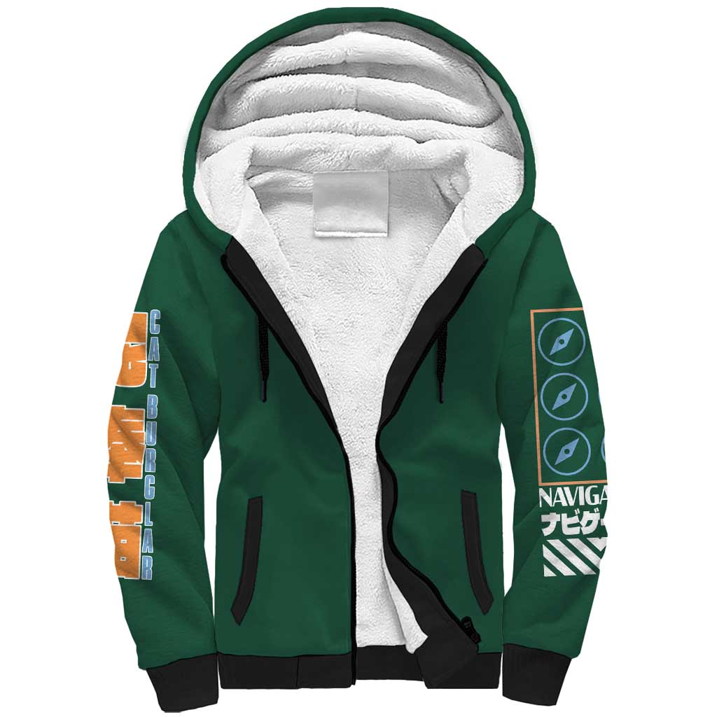 Nami One Piece Sherpa Hoodie Anime Style TS04