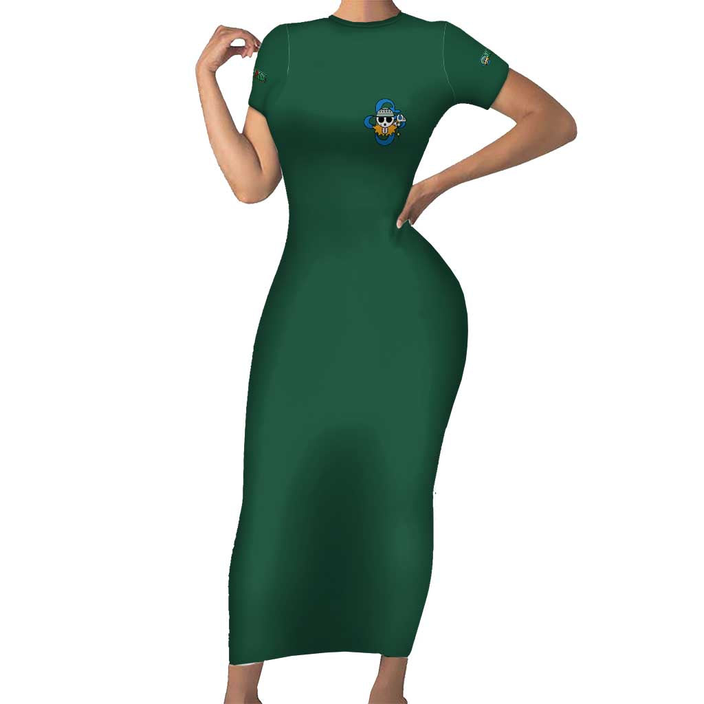 Nami One Piece Short Sleeve Bodycon Dress Anime Style TS04