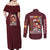 Monkey D. Luffy V2 One Piece Couples Matching Off Shoulder Maxi Dress and Long Sleeve Button Shirt Anime Style