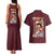 Monkey D. Luffy V2 One Piece Couples Matching Tank Maxi Dress and Hawaiian Shirt Anime Style