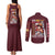 Monkey D. Luffy V2 One Piece Couples Matching Tank Maxi Dress and Long Sleeve Button Shirt Anime Style