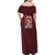 Monkey D. Luffy V2 One Piece Family Matching Off Shoulder Maxi Dress and Hawaiian Shirt Anime Style