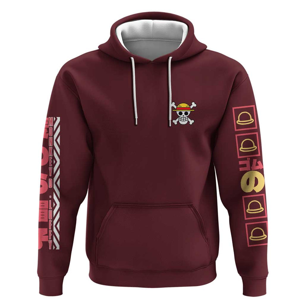 Monkey D. Luffy V2 One Piece Hoodie Anime Style