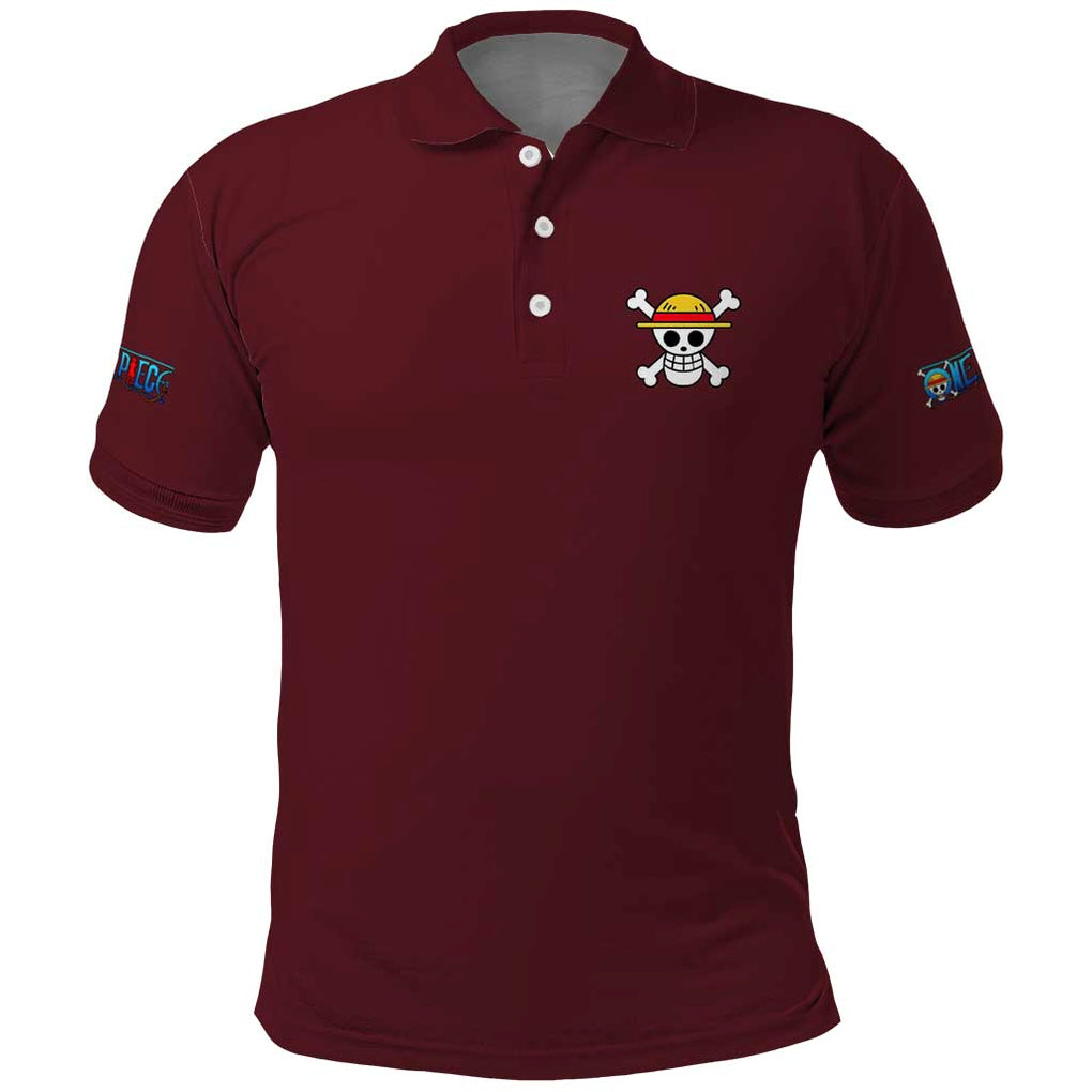 Monkey D. Luffy V2 One Piece Polo Shirt Anime Style