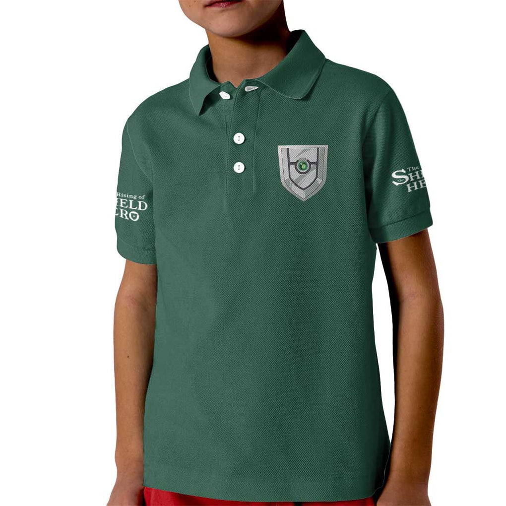 Naofumi Iwatani The Rising of the Shield Hero Kid Polo Shirt Anime Style