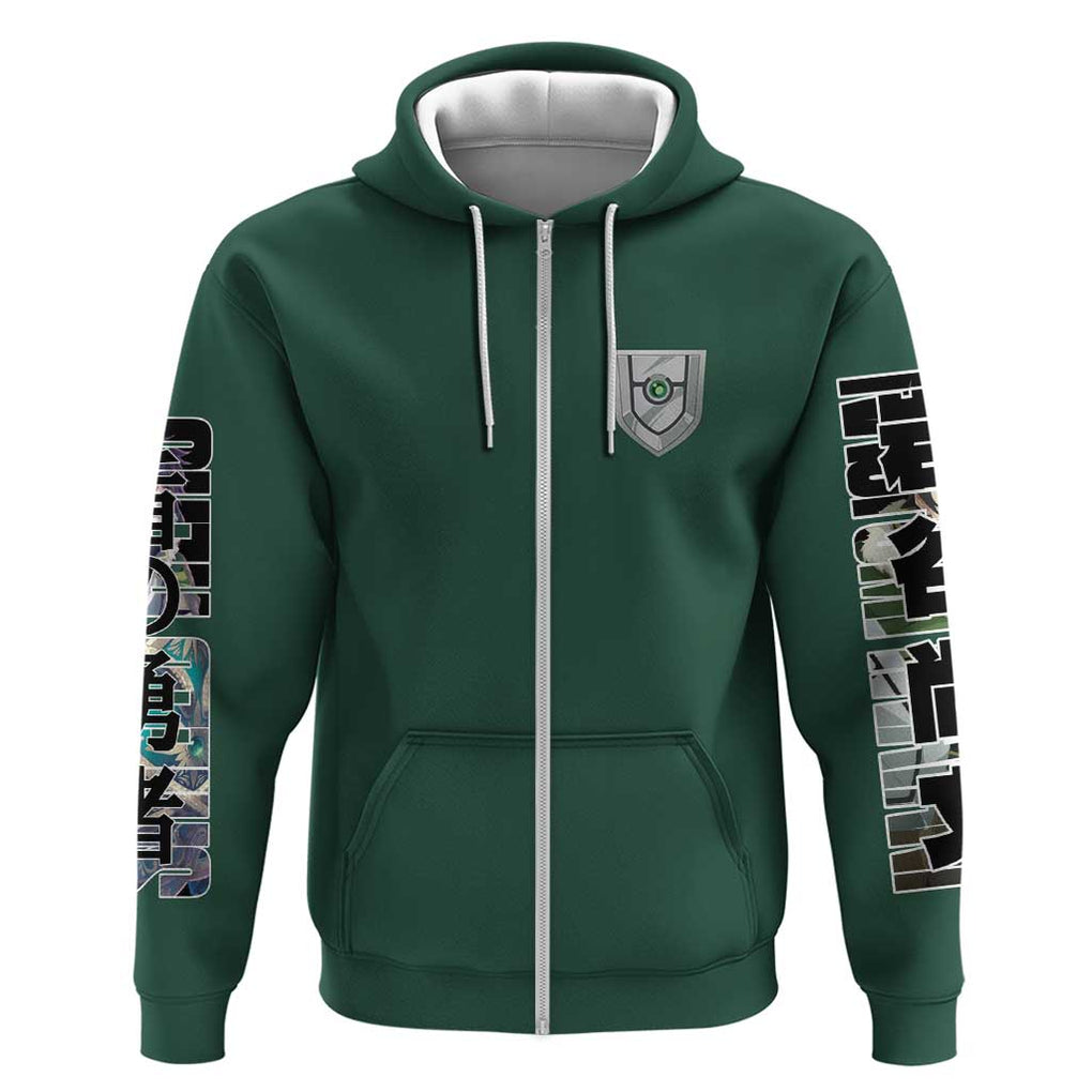 Naofumi Iwatani The Rising of the Shield Hero Zip Hoodie Anime Style