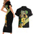 Dio Brando Jojo’s Bizarre Adventure Couples Matching Short Sleeve Bodycon Dress and Hawaiian Shirt Anime Style