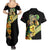 Dio Brando Jojo’s Bizarre Adventure Couples Matching Summer Maxi Dress and Hawaiian Shirt Anime Style