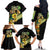 Dio Brando Jojo’s Bizarre Adventure Family Matching Off The Shoulder Long Sleeve Dress and Hawaiian Shirt Anime Style