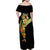 Dio Brando Jojo’s Bizarre Adventure Family Matching Off Shoulder Maxi Dress and Hawaiian Shirt Anime Style