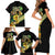 Dio Brando Jojo’s Bizarre Adventure Family Matching Short Sleeve Bodycon Dress and Hawaiian Shirt Anime Style