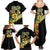 Dio Brando Jojo’s Bizarre Adventure Family Matching Summer Maxi Dress and Hawaiian Shirt Anime Style