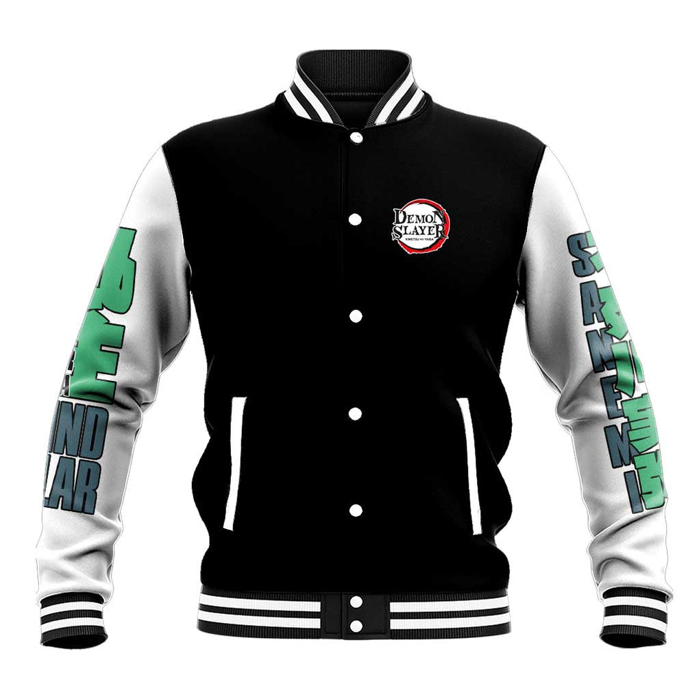 Sanemi Shinazugawa V2 Demon Slayer Baseball Jacket Anime Style