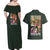 Eren Yeager - Attack on Titan Couples Matching Off Shoulder Maxi Dress and Hawaiian Shirt Japan Anime Style