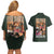 Eren Yeager - Attack on Titan Couples Matching Off Shoulder Short Dress and Hawaiian Shirt Japan Anime Style