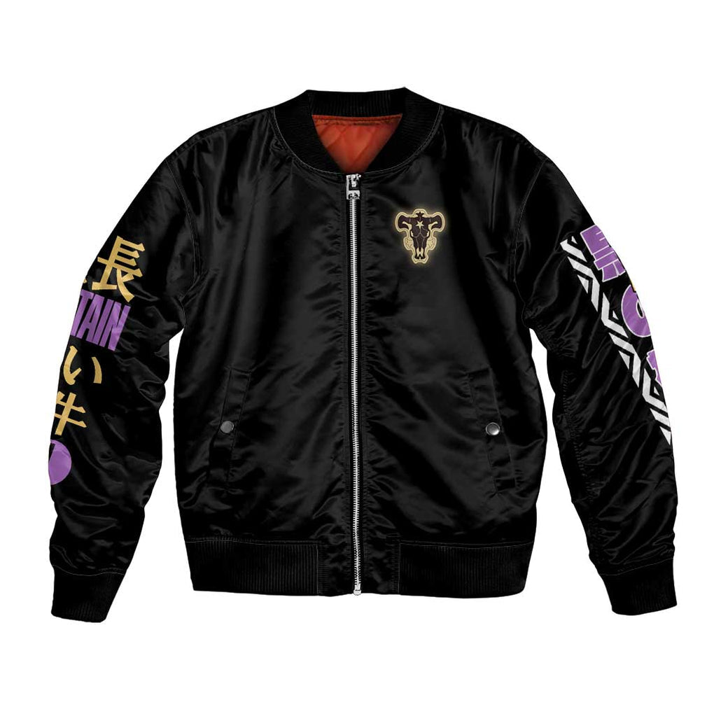 Yami Sukehiro V2 Black Clover Bomber Jacket Anime Style