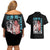 Souichi Junji Ito Collection Couples Matching Off Shoulder Short Dress and Hawaiian Shirt Anime Style