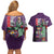 Sigma Mega Man Couples Matching Off Shoulder Short Dress and Hawaiian Shirt Anime Style